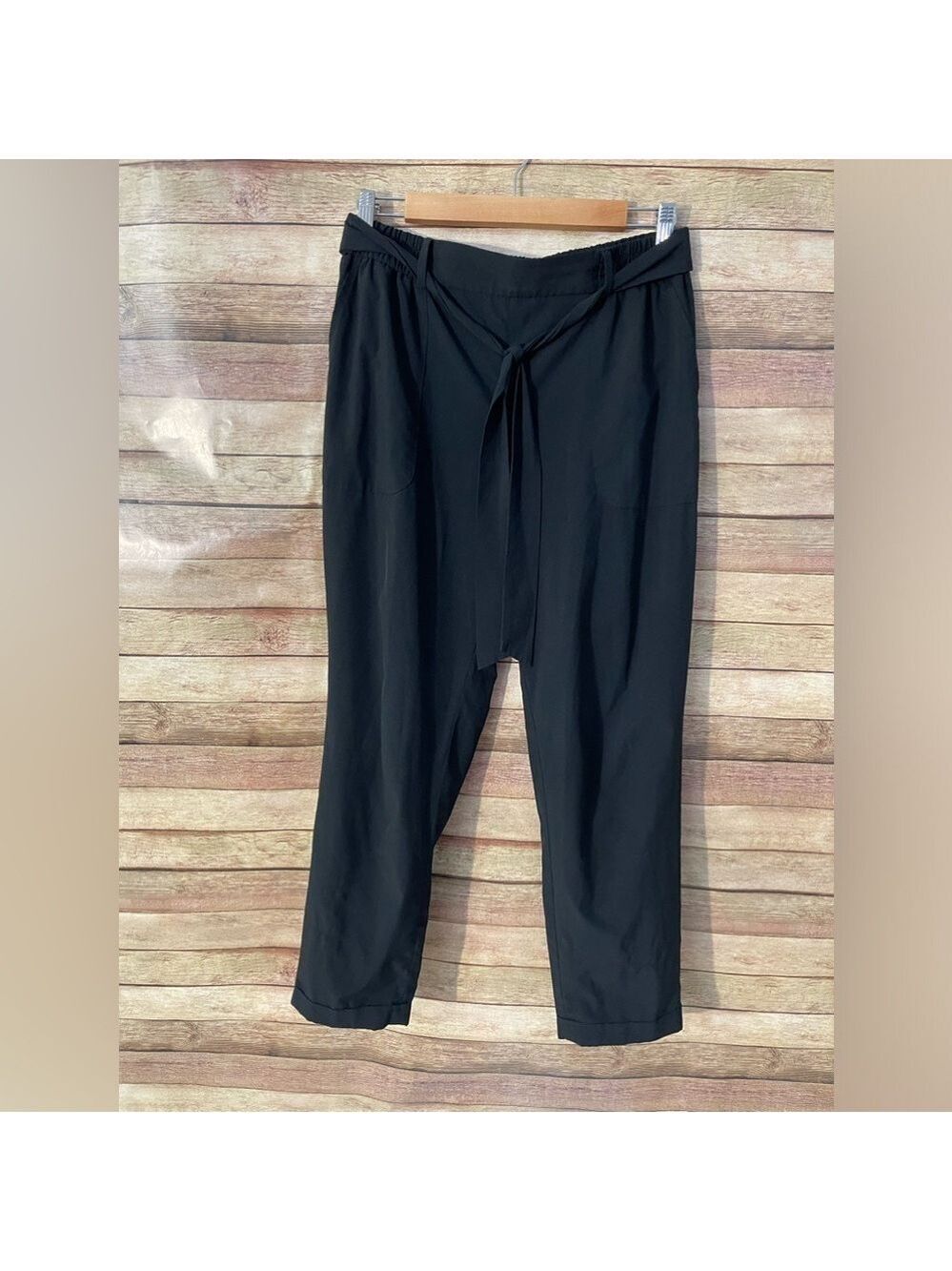 Banana Republic Women’s Black Utility Ankle Elastic Jogger Pants Size: Medium